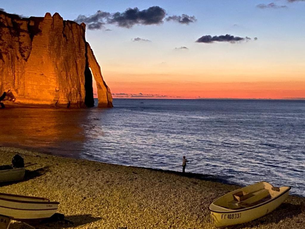 Sea View 2 Room Apartment 50M2 Étretat Eksteriør bilde